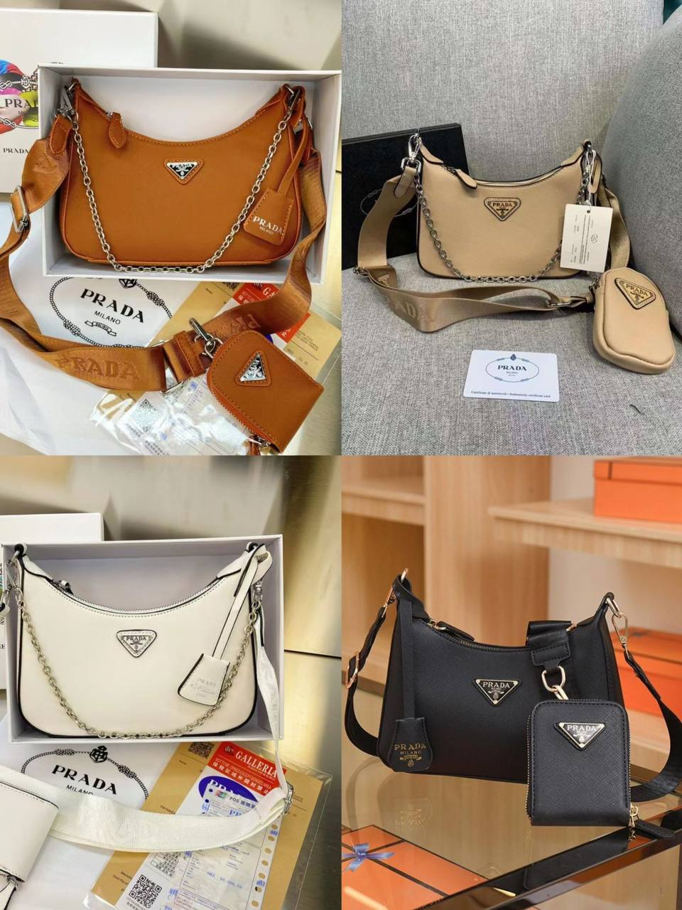 Prada
95 dhs🪙🌨️
SIZE：23CM
Good quality 

with box
🎁🎁🎁

Zain35
♥️♥️♥️