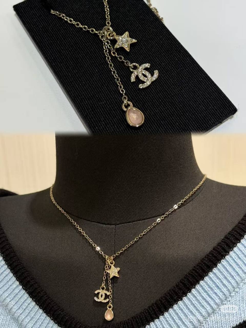 CHANEL ❤️‍🔥*
Necklace 💥
Master quality 💯
With normal boxes 🗃️ 
50 dhs✅
With master box 📦 
80 dhs✅

Zain216
♥️♥️♥️