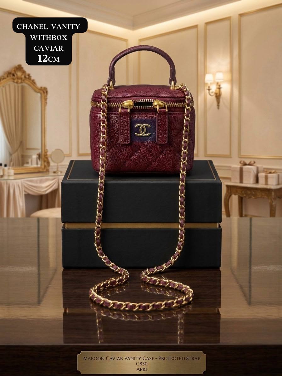 Chanel
Caviar  sᴍᴀʟʟ ᴠᴀɴɪᴛʏ
ᴛᴏᴘ ʜᴀɴᴅᴅʟᴇ/ʟᴏɴɢ ᴄʜᴀɪɴ
ɢᴏʟᴅʜᴀʀᴅᴡᴀʀᴇ
ᴡɪᴛʜʙᴏx🎁🎁🎁
ᴄᴀᴠɪᴀʀ ᴍᴀᴛᴇʀɪᴀʟ
sɪᴢᴇ:𝟏𝟐ᴄᴍ
100 dhs✅

Zain56
♥️♥️♥️