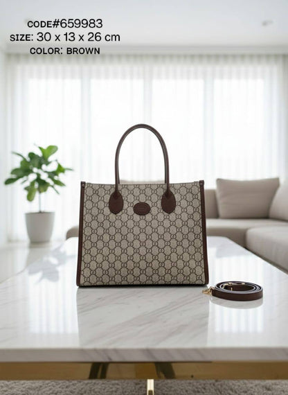 GUCCI ɢɢ sᴜᴘʀᴇᴍᴇ
ᴛᴏᴘ ʜᴀɴᴅʟᴇ ᴛᴏᴛᴇʙᴀɢ
ᴄᴏᴀᴛᴇᴅ ᴄᴀɴᴠᴀs ʟᴇᴀᴛʜᴇʀ ᴛʀɪᴍ
ɢᴏʟᴅ ʜᴀʀᴅᴡᴀʀᴇ
ᴡɪᴛʜ ʟᴏɴɢ ʙᴇʟᴛ sᴛʀᴀᴘ
sɪᴢᴇ : 30 ᴄm

100 dhs💓

Zain31
♥️♥️♥️