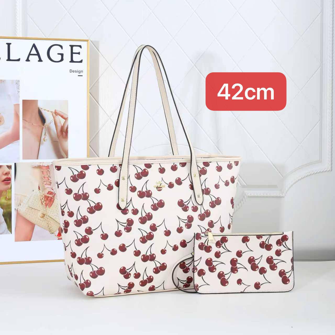Coach 
42cm
with box 
100 dhs💛

Zain168
♥️♥️♥️