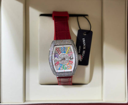 FRANCK MULLER 
_*WOMEN*_
_MASTER QUALITY_

380 dhs❣️
___WITH BOX_____❒
🎁🎁🎁

Zain108
♥️♥️♥️