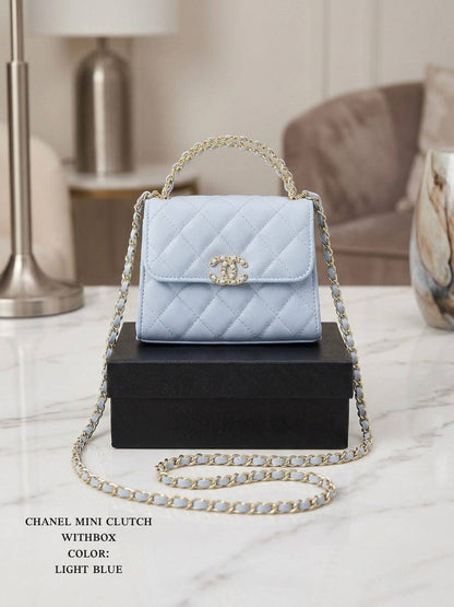 Chanel ᴍɪɴɪ ᴄʟᴜᴛᴄʜ ʙᴀɢ
ᴛᴏᴘ ʜᴀɴᴅʟᴇ ɢᴏʟᴅᴄʜᴀɪɴ
ᴡɪᴛʜʙᴏx
ϙᴜᴀʟɪᴛʏ: ᴄᴀᴠɪᴀʀ
sɪᴢᴇ:𝟏𝟓ᴄᴍ
95 dhs🇦🇪🇦🇪

Zain56
♥️♥️♥️