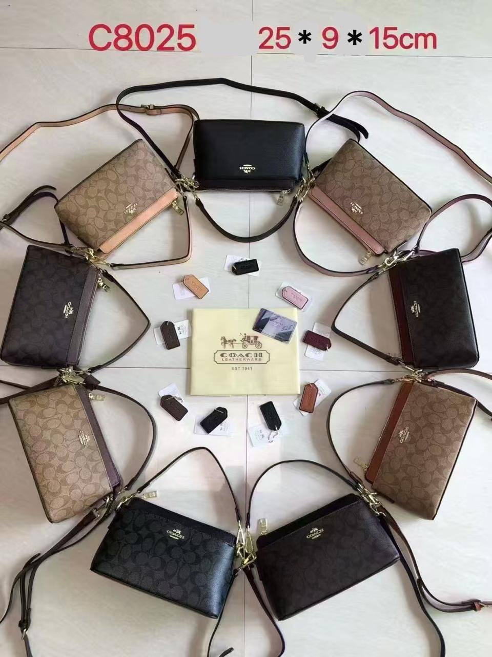 🌈 Coach 2 Straps
1️⃣ First quality +🎁
Size : 25 * 15 * 9 cm
85 dhs🌺
with box 🎁

Zain115
♥️♥️♥️