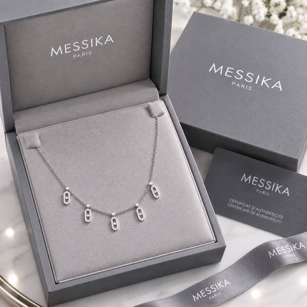 MESSIKA😍

NECKLACE 🦋

Master quality 💯  
140 dhs🇦🇪🇦🇪🇦🇪

Zain312
♥️♥️♥️