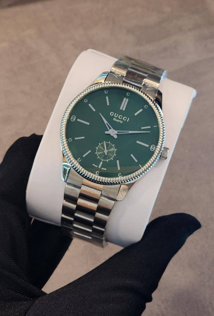 Gucci watch for men 
good quality 
220 dhs💓

Zain59
♥️♥️♥️