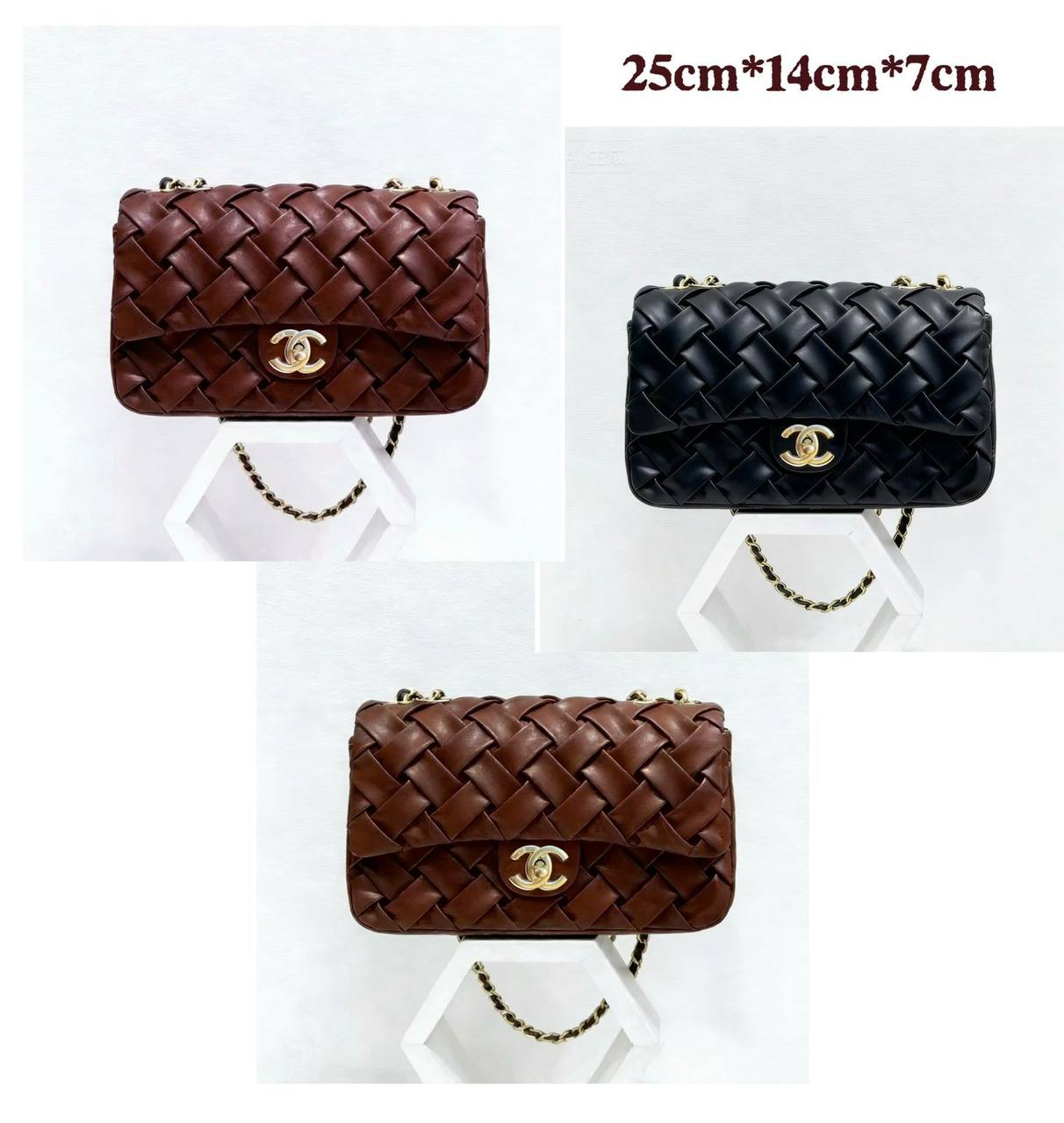 CHANEL 
COPY ONE 
WITH BOX 
140 dhs✅

Zain295
♥️♥️♥️