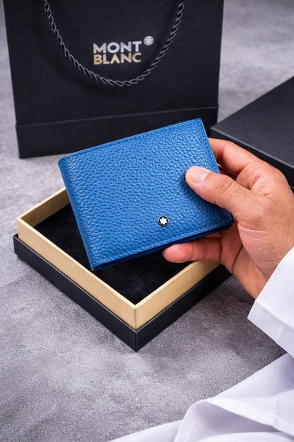 Mont Blanc master quality wallet with box and paper bag 
🎁🎁🎁

120 dhs💓

Zain59
♥️♥️♥️