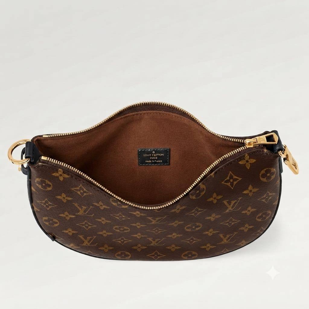 LV
Cookie BB bag
Monogram canvas 
Crescent moon shape
with contrast leather trim
Gold Chain Hardware
Size :28 cm
With BOX

100 dhs🇦🇪🇦🇪

Zain239
♥️♥️♥️