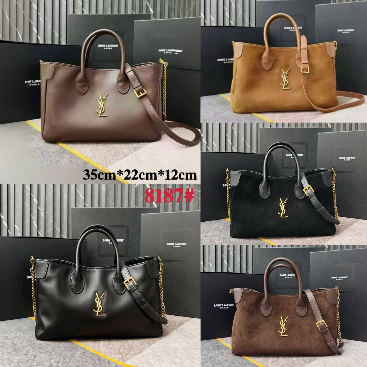 YSL
35 *22*12 cm
115 dhs✅

Zain17

اطلبوها من الوتس المثبت في الأعلى👆🏻👆🏻

تواصلو معنا 👈🏻 Zain 
For order WhatsApp pinned 👆🏻

♥️♥️♥️