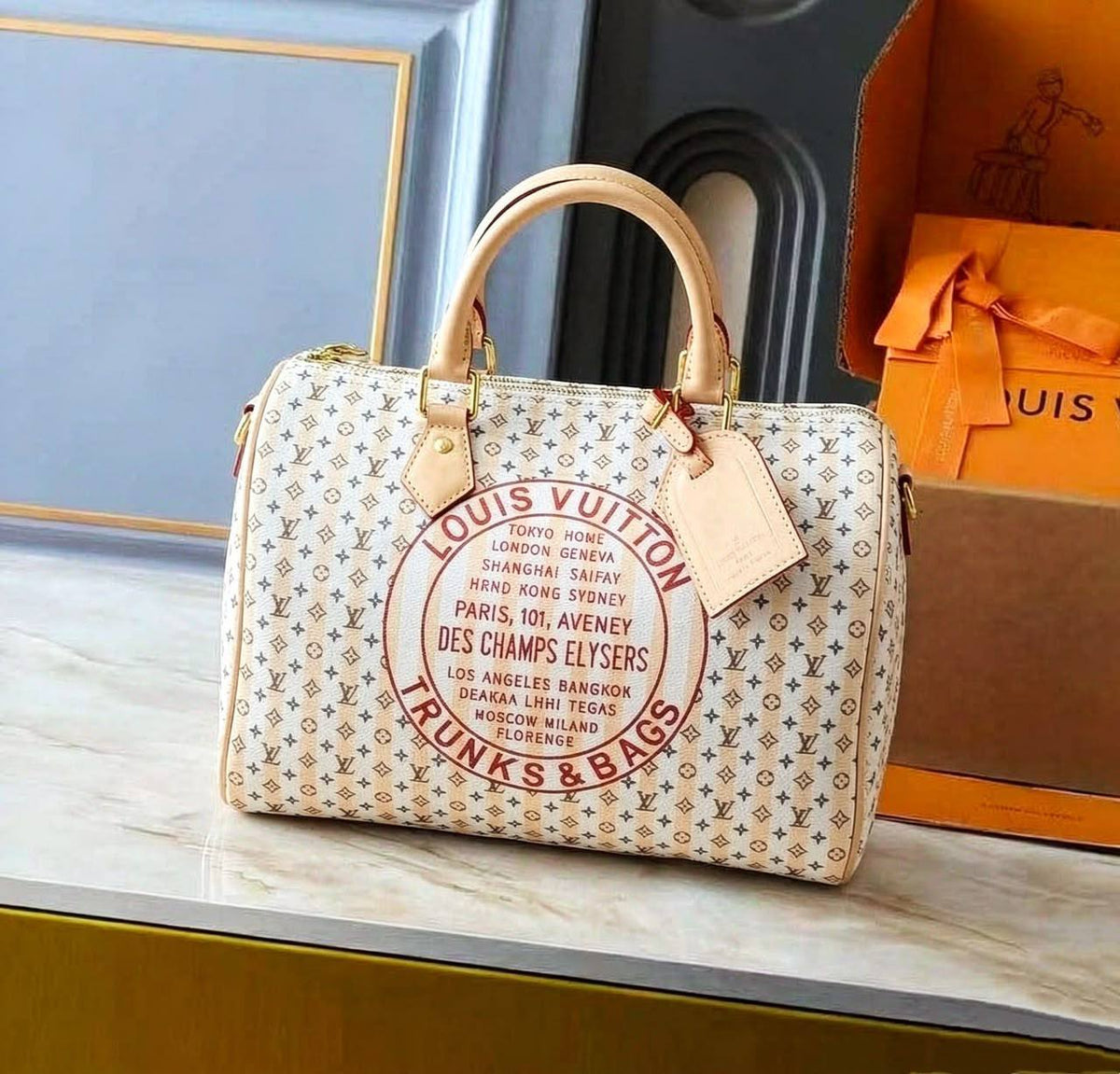 LV

COPY ONE 
NEW DESIGN 
265 dhs🇦🇪🇦🇪

Zain39
♥️♥️♥️