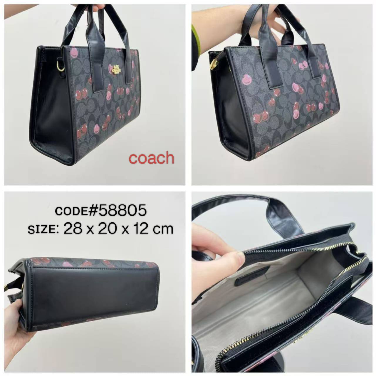 COACH ᴏɴ ᴛʜᴇ ɢᴏ
ᴍɪɴɪ ᴛᴏᴛᴇʙᴀɢ CHERRY ᴘʀɪɴᴛ
ᴢɪᴘᴘᴇʀ ᴛʏᴘᴇ
ᴡɪᴛʜ ʟᴏɴɢ ʙᴇʟᴛ sᴛʀᴀᴘ
sɪᴢᴇ : 28 cm

60 dhs❣️

Zain31
♥️♥️♥️
