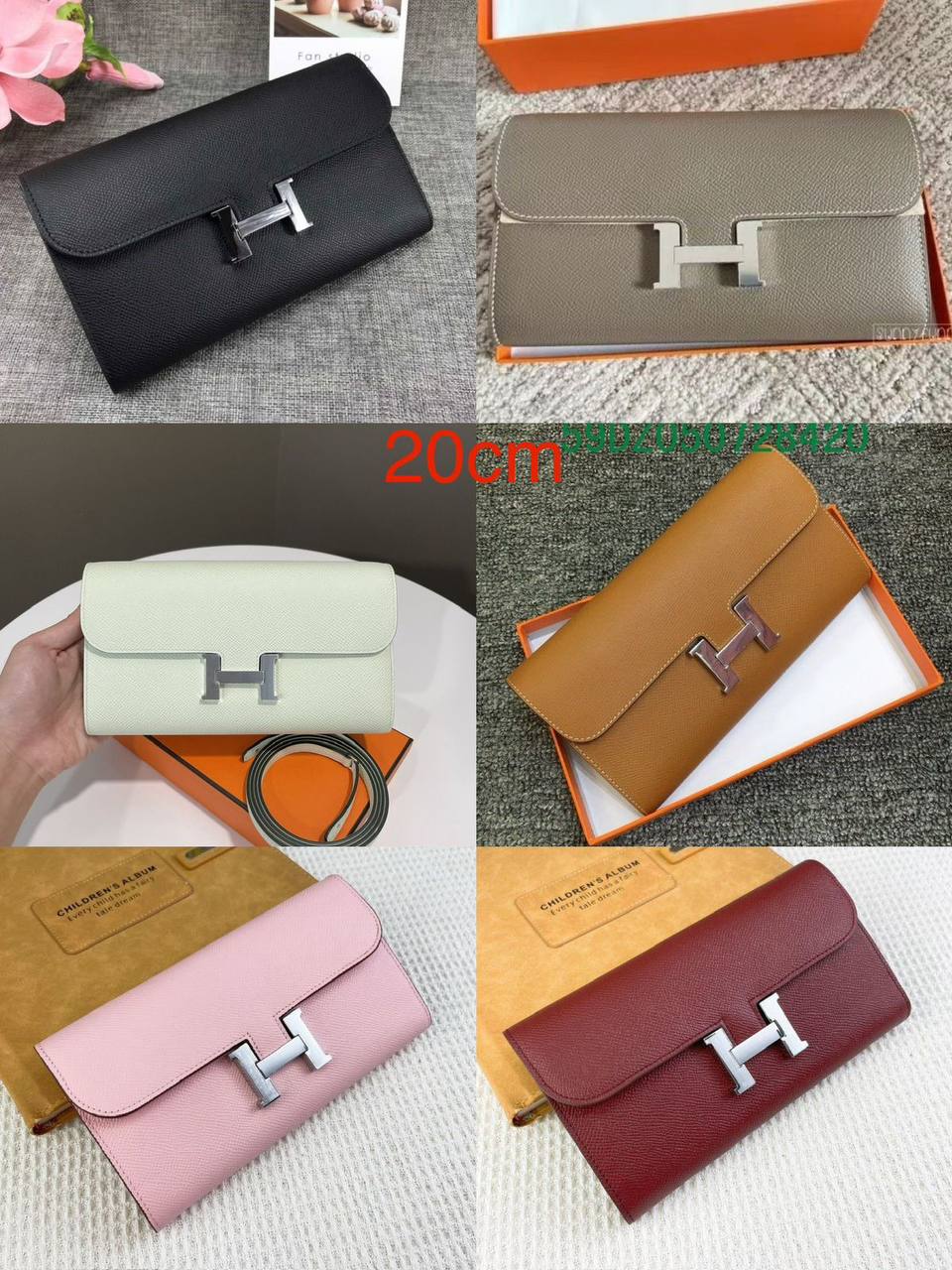 Hermes
good quality, 

comes with box, 🎁🎁🎁

size... 20*13 cm 
95 dhs👑

Zain12
♥️♥️♥️
