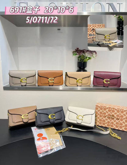 Coach ᴍɪɴɪ ᴛᴀʙʙʏ
sʟɪɴɢ ᴄʀᴏss ʙᴀɢ 
sɪᴢᴇ ; 20 cm

ᴡɪᴛʜ BOX
🎁🎁🎁

75 dhs✅

Zain31
♥️♥️♥️