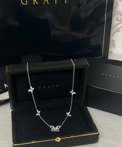 GRAFF
Necklace 🦋
Master quality 💯
With black boxes 🗃️ 
55 dhs🇦🇪🇦🇪

Zain216
♥️♥️♥️