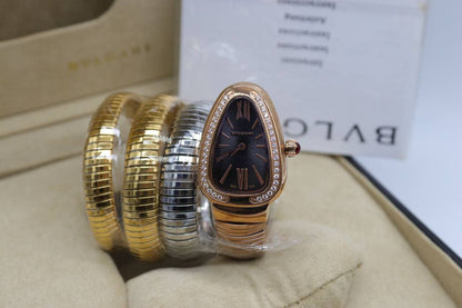 Bvlgari Snake 🐍
Ladies Watch 
Good Quality
250 dhs💓

Zain33
♥️♥️♥️