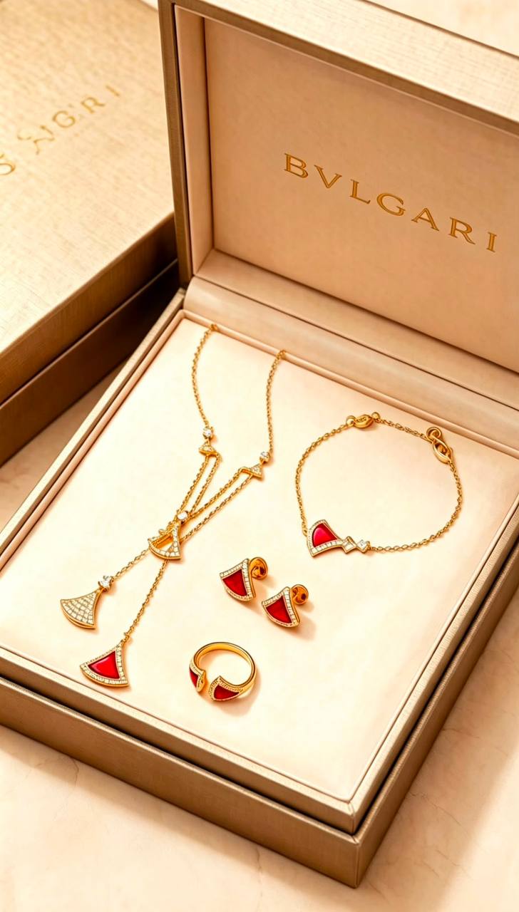 BVLGARI SET 
MASTER 💫✨
NECKLACE 
BRACELET 
EARRINGS 
RING
180 DHS💓
WITH GOOD BOX AND PAPER BAG🎁🛍️

Zain89
♥️♥️♥️