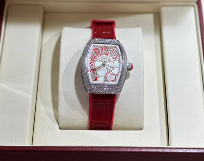 FRANCK MULLER 
_*WOMEN*_
_MASTER QUALITY_

380 dhs🇦🇪
___WITH BOX_____❒
🎁🎁🎁

Zain108
♥️♥️♥️