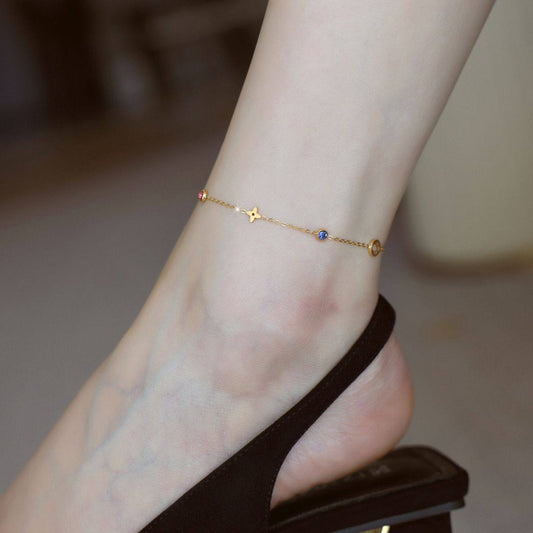 New arrival stainless steel with 18k gold plated anklets 
20 dhs🗽

Zain243
♥️♥️♥️