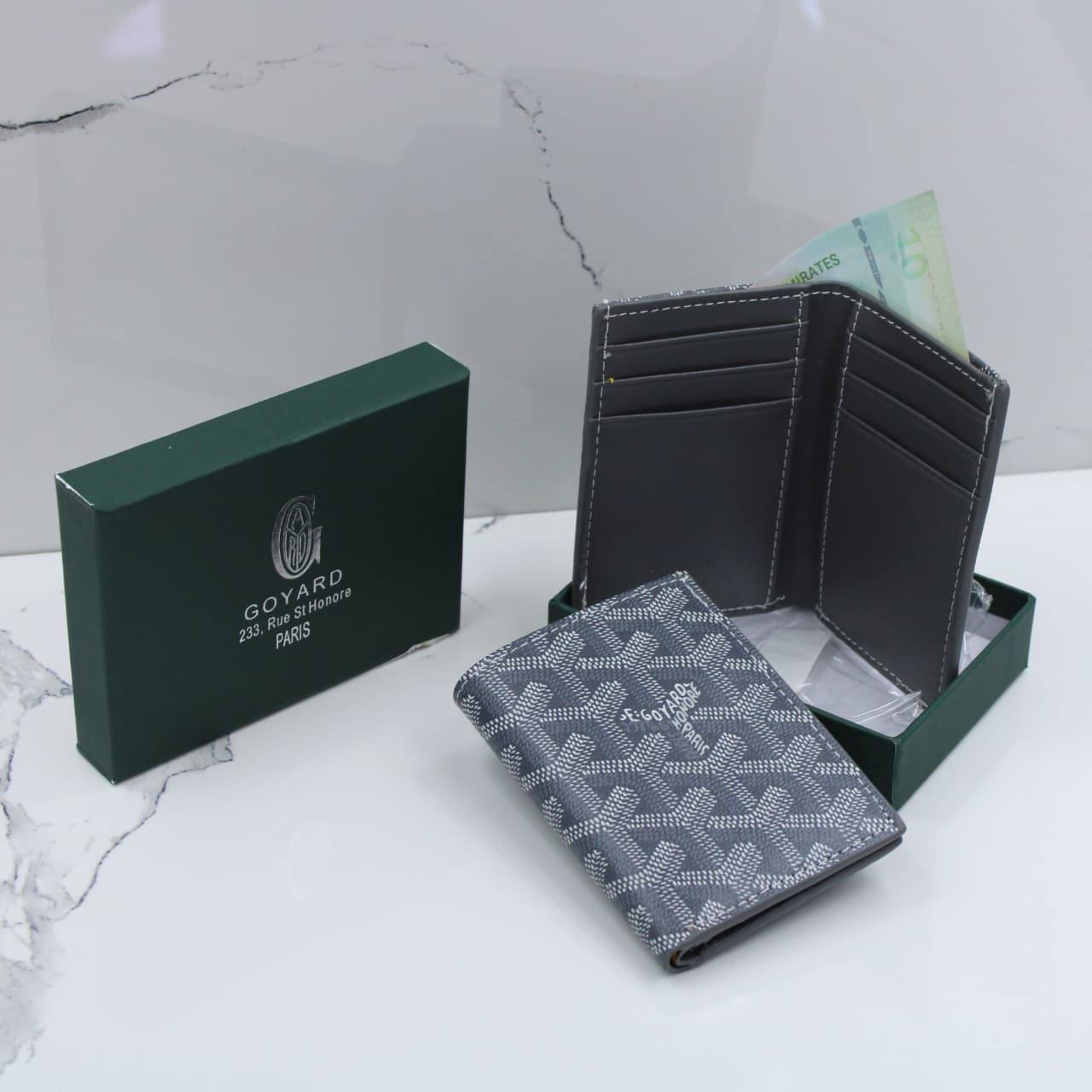 GOYARD WALLET 
COPY 1 

WITH BOX
🎁🎁🎁

45 dhs✅
Limit Stock

Zain58
♥️♥️♥️