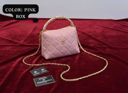 Chanel ᴛᴏᴘ ʜᴀɴᴅʟᴇ
ɢᴏʟᴅᴛᴏɴᴇ/ᴄʜᴀɪɴ
ᴡɪᴛʜʙᴏx
ᴄᴀᴠᴀɪʀ ᴍᴀᴛᴇʀɪᴀʟ
sɪᴢᴇ:𝟏𝟖ᴄᴍ
100 dhs🇦🇪🇦🇪

Zain56
♥️♥️♥️