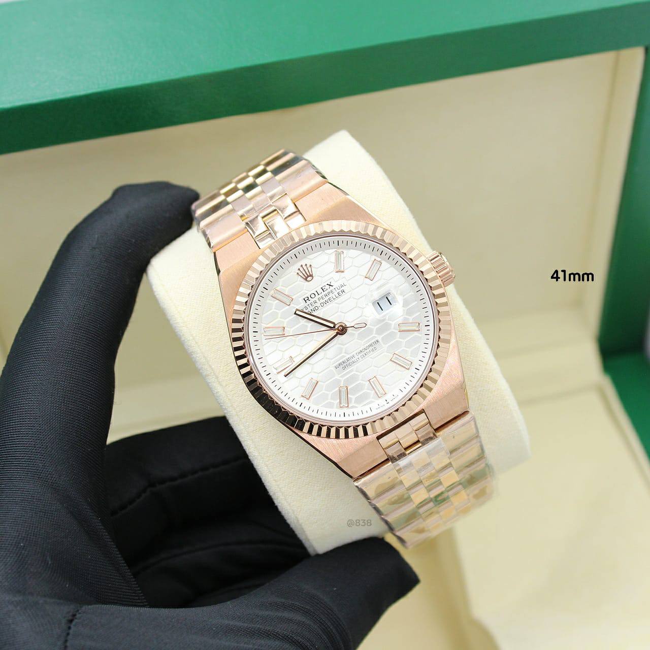 ROLEX LAND DWELLER UNISEX AUTOMATIC 41MM

260 dhs🪙🌺

Zain58
♥️♥️♥️