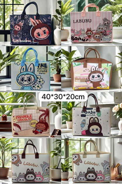 🍭Labubu Travel bag
Good quality

Size : 40 * 30 * 20  cm
20 dhs🇦🇪

Zain115 
♥️♥️♥️