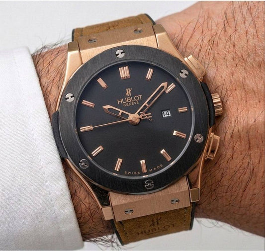 Hublot watch for men 
good quality 
180 dhs✅

Zain59
♥️♥️♥️