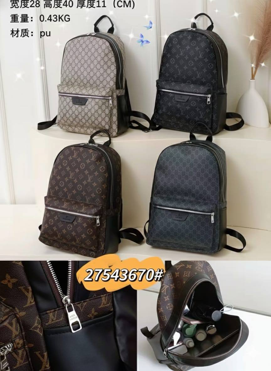 LOUIS VUITTON & GUCCI
BAGPACK / KNAPSACK
sɪʟᴠᴇʀ ʜᴀʀᴅᴡᴀʀᴇ
sɪᴢᴇ : 28 x 11 x 40 cm

60 dhs🪙🌨️

Zain31
♥️♥️♥️