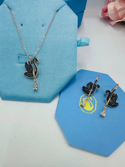 SWAROVSKI 
Necklace
Earring 🍁
Master quality 💯
With normal boxes 🗃️ 
120 dhs✅

With master box 📦 
160 dhs✅

Zain216
♥️♥️♥️