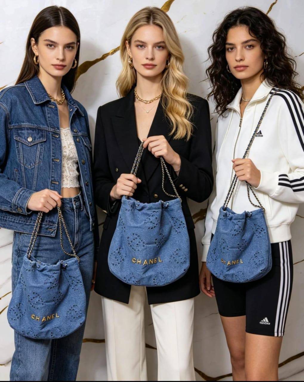 Chanel
95 dhs✅
with box
🎁🎁🎁

Size：30/30/8

Zain07
♥️♥️♥️