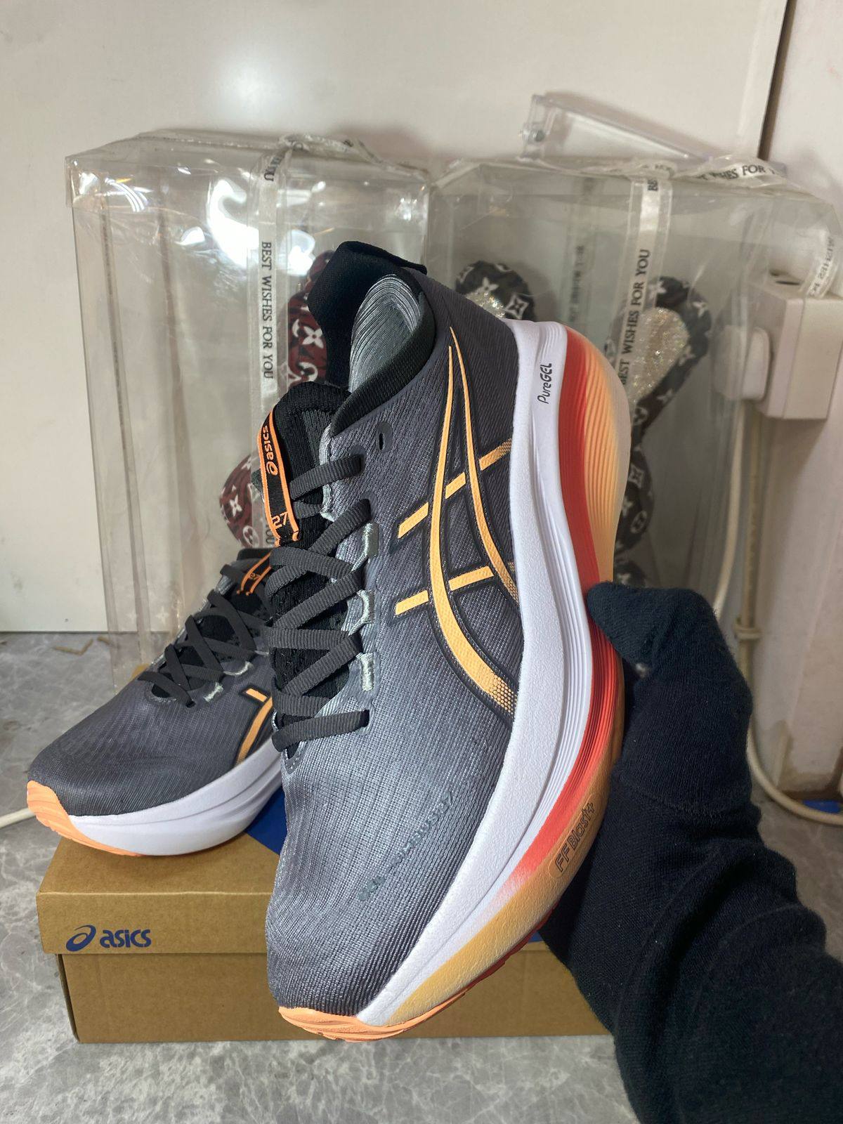 ASICS Gel-Nimbus 27 ‘Carbon/Mojave’
40-46 AVAILABLE 🤩
220 dhs✅

Zain242
♥️♥️♥️