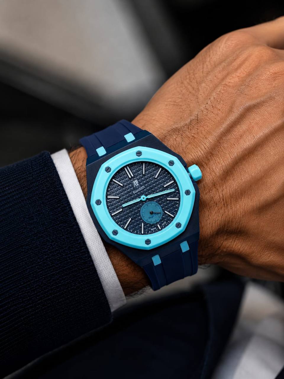 Swatch Royal pop good quality with box and papper bag and guarante card cataluck 
160 dhs🇦🇪🇦🇪
 ( BATTERY)

Zain59
♥️♥️♥️