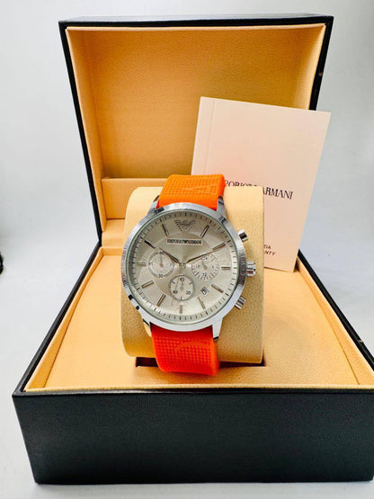 Armani men
*Chronograph working*
*offer price
60 dhs🪙🌨️

Zain08
♥️♥️♥️