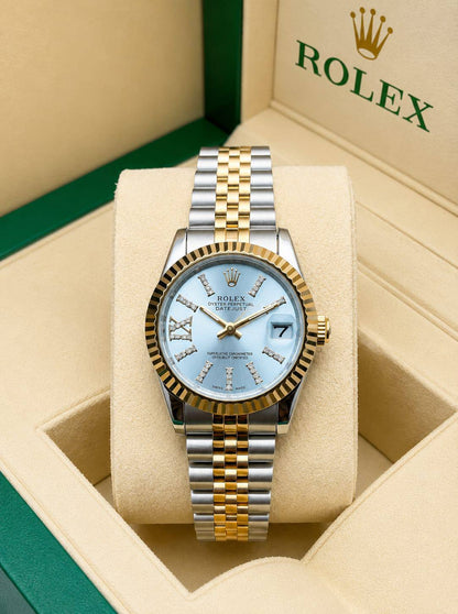 Rolex watch for ladies good quality 
160 dhs✅
 (size 31mm)

Zain59
♥️♥️♥️