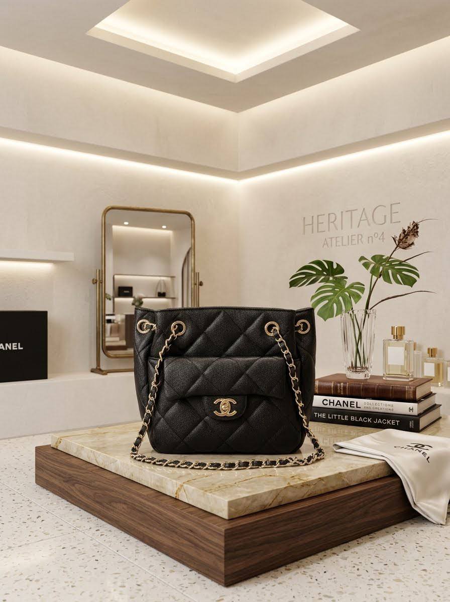 Chanel
20cmx20cmx8cm

110 dhs with box

Zain72
♥️♥️♥️