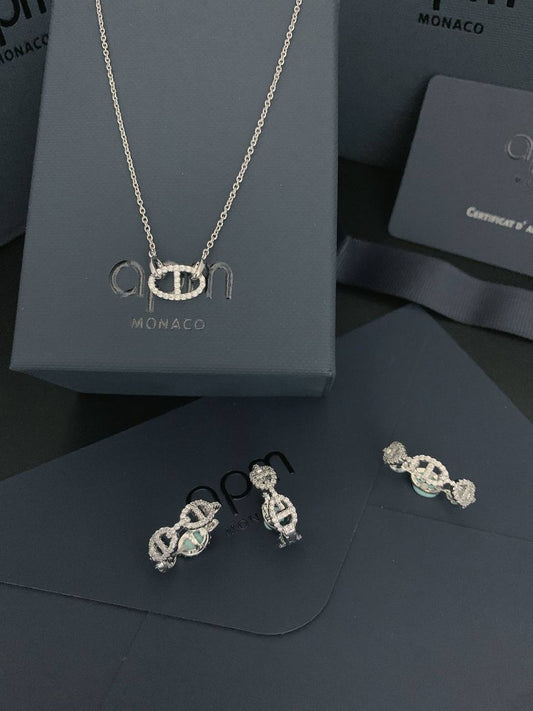 APM SET 
Necklace 
Earrings
RING

170 DHS❤️

With GOOD Box And Paper Bag
🎁🎁🎁

Zain89
♥️♥️♥️