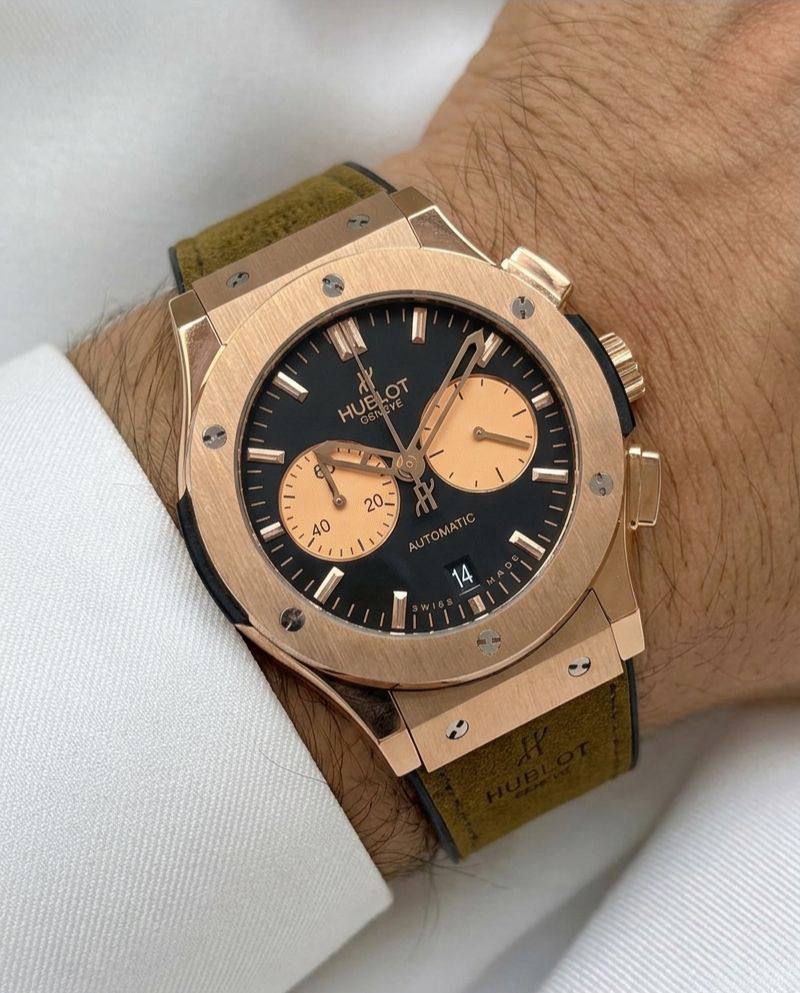 Hublot watch for men 
good quality 
180 dhs✅

Zain59
♥️♥️♥️