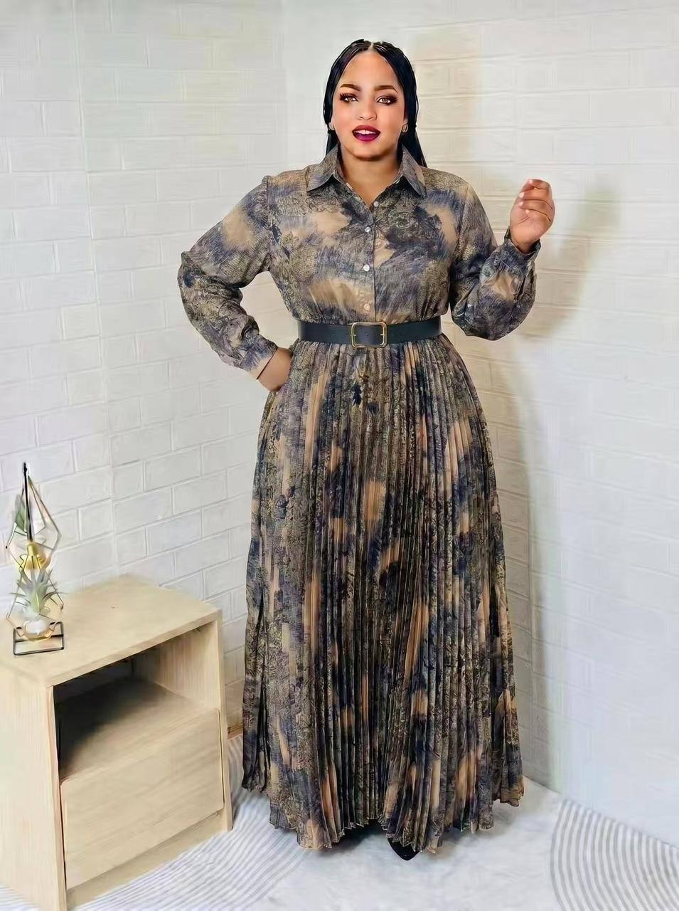Dress 👗 
130 dhs✅
size 👉L,XL,2XL,3XL💃💃💃💃🌹

Zain161
♥️♥️♥️