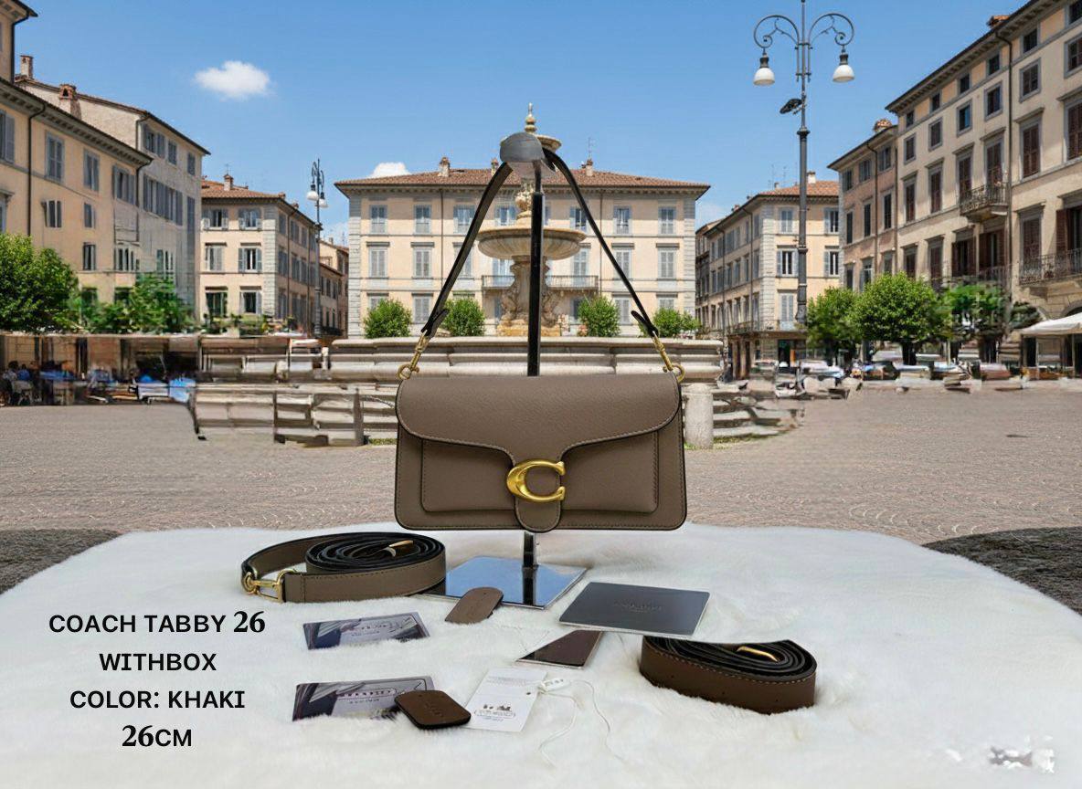 Coach ᴛᴀʙʙʏ 𝟐𝟔
ᴄʟᴜᴛᴄʜ sʜᴏᴜʟᴅᴇʀ ʙᴀɢ
ᴡɪᴛʜ ʙᴏx
🎁🎁🎁

ʟᴇᴀᴛʜᴇʀ
sɪᴢᴇ:𝟐𝟔ᴄᴍ
100 dhs✅

Zain56
♥️♥️♥️