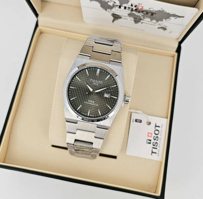 Tissot prx Men
*Battery*
65 dhs❣️

Zain29
♥️♥️♥️