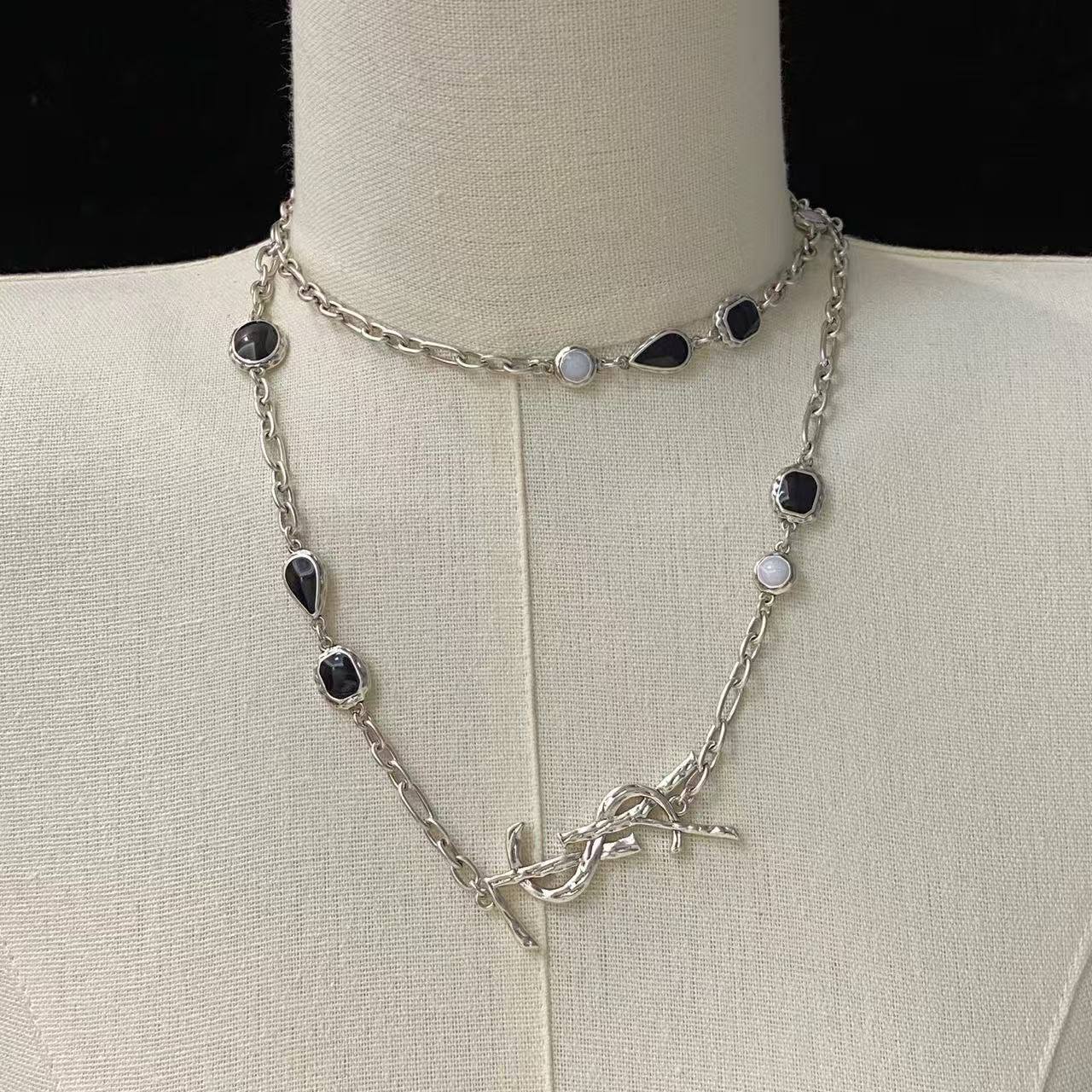 YSL set
Necklace 
Earrings 
Bracelet 
Master quality 💐

*220* AED normal box 📦

Zain48
♥️♥️♥️