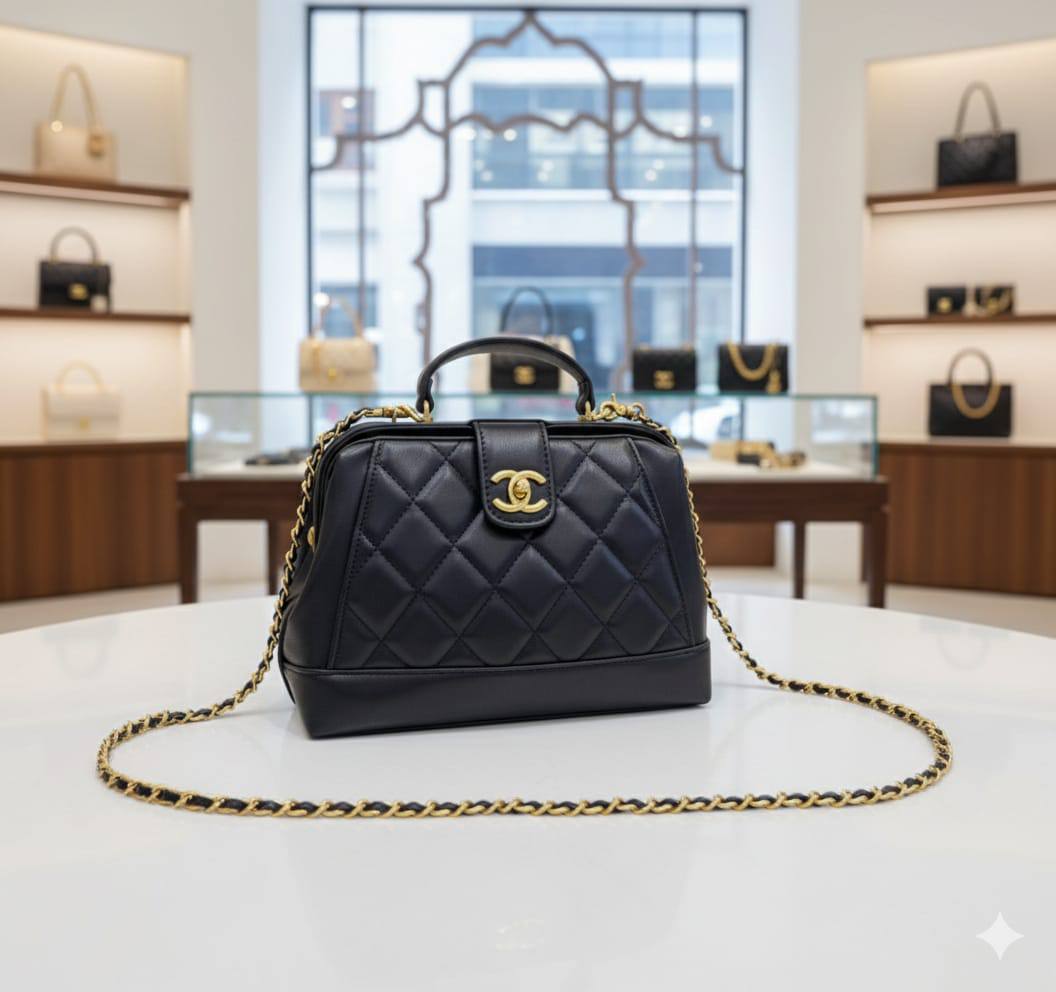 CHANEL 24ᴀ
ᴅᴏᴄᴛᴏʀs ᴛᴏᴘ ʜᴀɴᴅʟᴇ ʙᴀɢ
ᴡɪᴛʜ ᴄʜᴀɪɴ ʙᴇʟᴛ sʟɪɴɢ
ʟᴀᴍʙsᴋɪɴ ᴍᴀᴛᴇʀɪᴀʟ 
sɪᴢᴇ: 25 cm
ᴡɪᴛʜ BOX
🎁🎁🎁

105 dhs🪙🌨️

Zain31
♥️♥️♥️