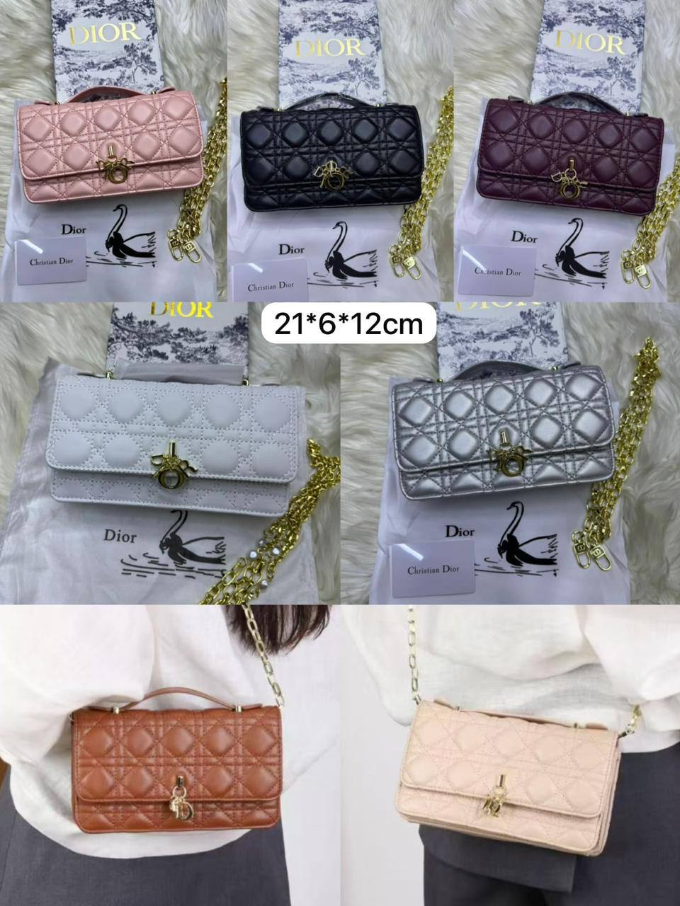 Dior woc

1⃣️ First quality +🎁

Size : 21 * 12 cm
110 dhs🇦🇪
 with box 🎁

Zain115
♥️♥️♥️