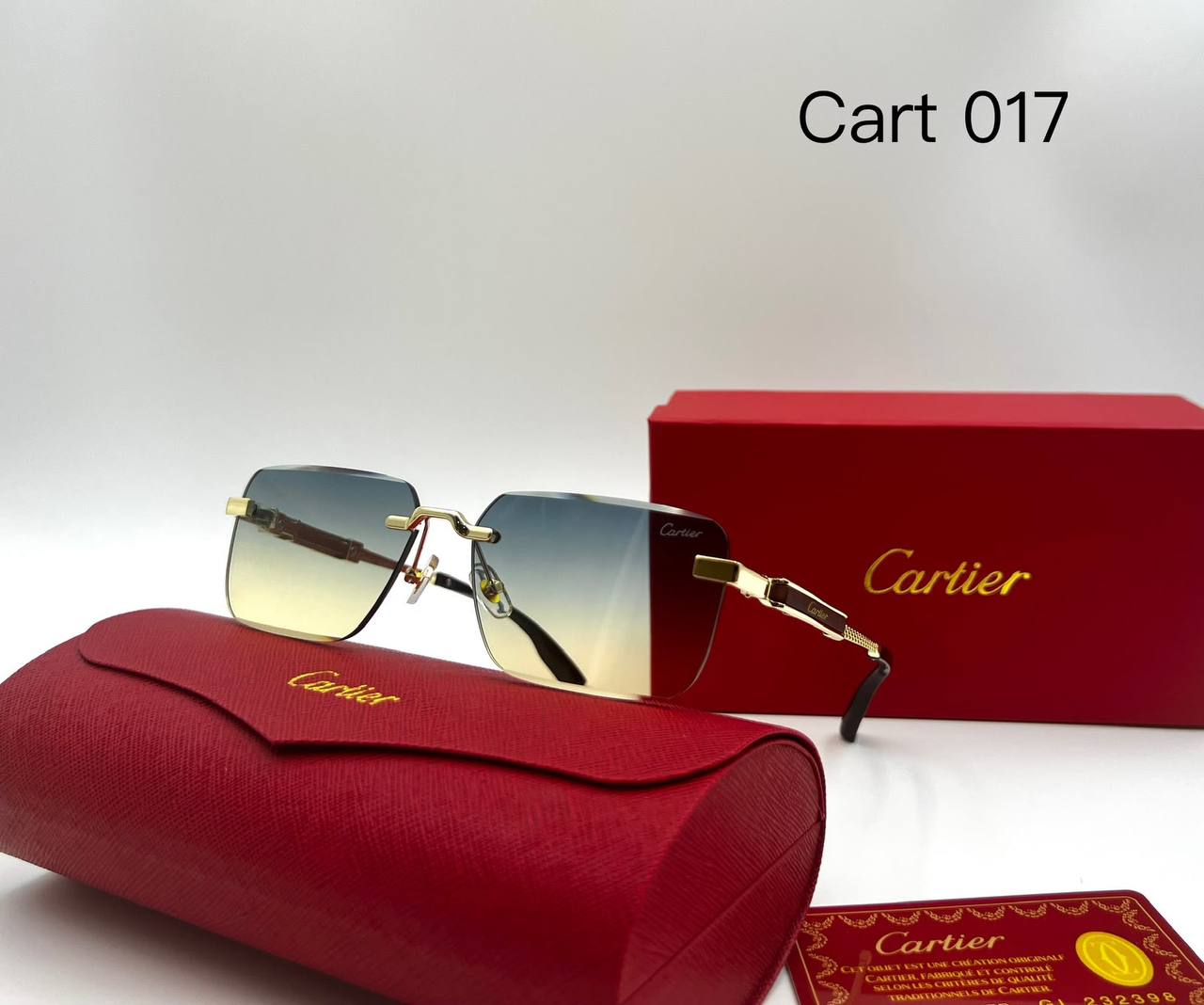 Cartier 
Sunglasses 🕶️ 
good quality 💯
With master box 🗃️ 
50 dhs🇦🇪🇦🇪

Zain273
♥️♥️♥️