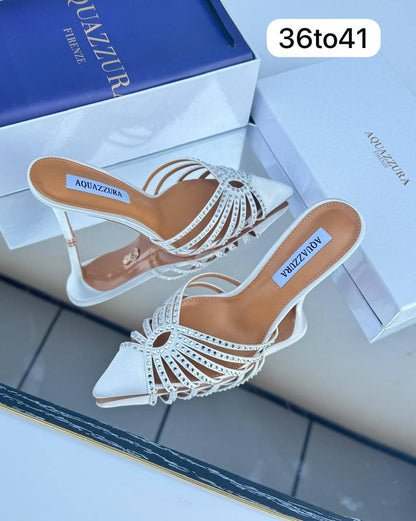 AQUAZZURA 
105 dhs👑

Zain21
♥️♥️♥️