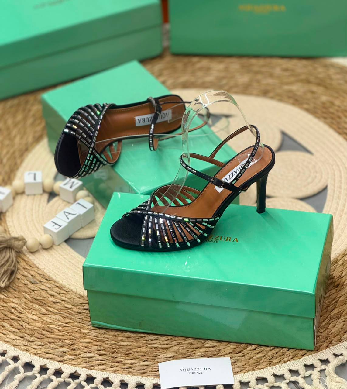 Aquazzura
🧨Size. 36 to 41 
130 dhs🇦🇪🇦🇪

Zain80
♥️♥️♥️