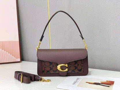 COACH Tabby 25
Gold Hardware
With 2 sizes strap
Gamosa inside
In signature canvass
Size : 25 cm
With BOX

110 dhs✅

Zain239
♥️♥️♥️
