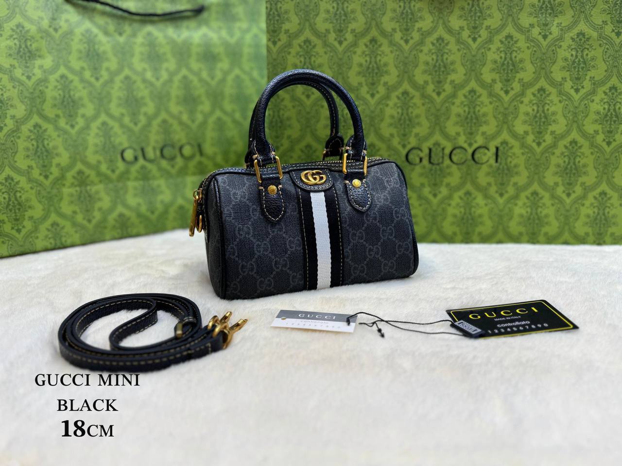 ɢᴜᴄᴄɪ ᴏᴘʜɪᴅɪᴀ ʙᴏsᴛᴏɴ ʙᴀɢ 
ʟᴏɴɢ sᴛʀᴀᴘ ᴀᴅᴊᴜsᴛᴀʙʟᴇ ʀᴇᴍᴏᴠᴀʙʟᴇ   ɢᴏʟᴅ ᴛᴏɴᴇ ʜᴀʀᴅᴡᴀʀᴇ 
ᴡɪᴛʜʙᴏx
🎁🎁🎁

ʟᴇᴀᴛʜᴇʀ 
sɪᴢᴇ：18ᴄᴍ
95 dhs🪙

Zain56
♥️♥️♥️