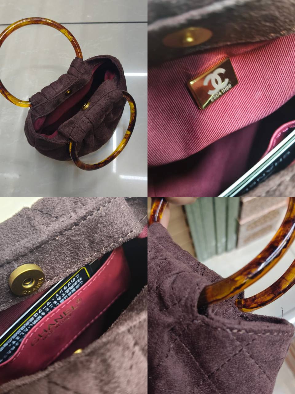 CHANEL ʜᴏʙᴏ ʜᴀɴᴅʙᴀɢ
ᴛᴏʀᴛᴏɪsᴇsʜᴇʟʟ sᴛʏʟᴇ ᴘʟᴇxɪɢʟᴀss
ɢᴏʟᴅ ᴛᴏɴᴇ ᴍᴇᴛᴀʟ 
ᴅᴏᴜʙʟᴇ C ʟᴏɢᴏ
sᴜᴇᴅᴇ ᴍᴀᴛᴇʀɪᴀʟ
sɪᴢᴇ : 15 x 7 x 17 cm
ᴡɪᴛʜ BOX
🎁🎁🎁

80 dhs✅

Zain31
♥️♥️♥️